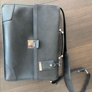Tumi leather briefcase